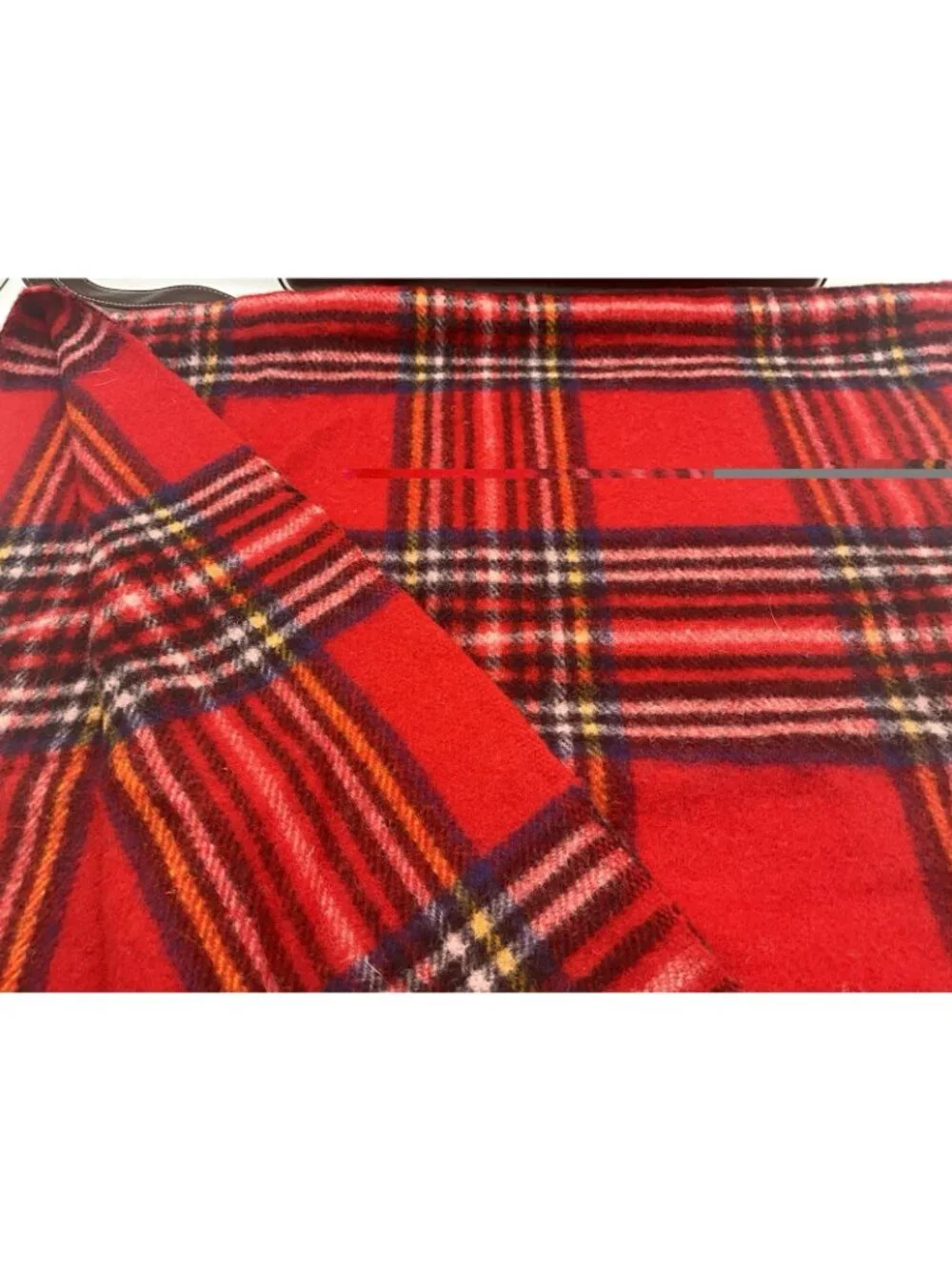 Faribo red plaid